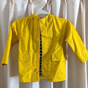 Gap kids yellow raincoat